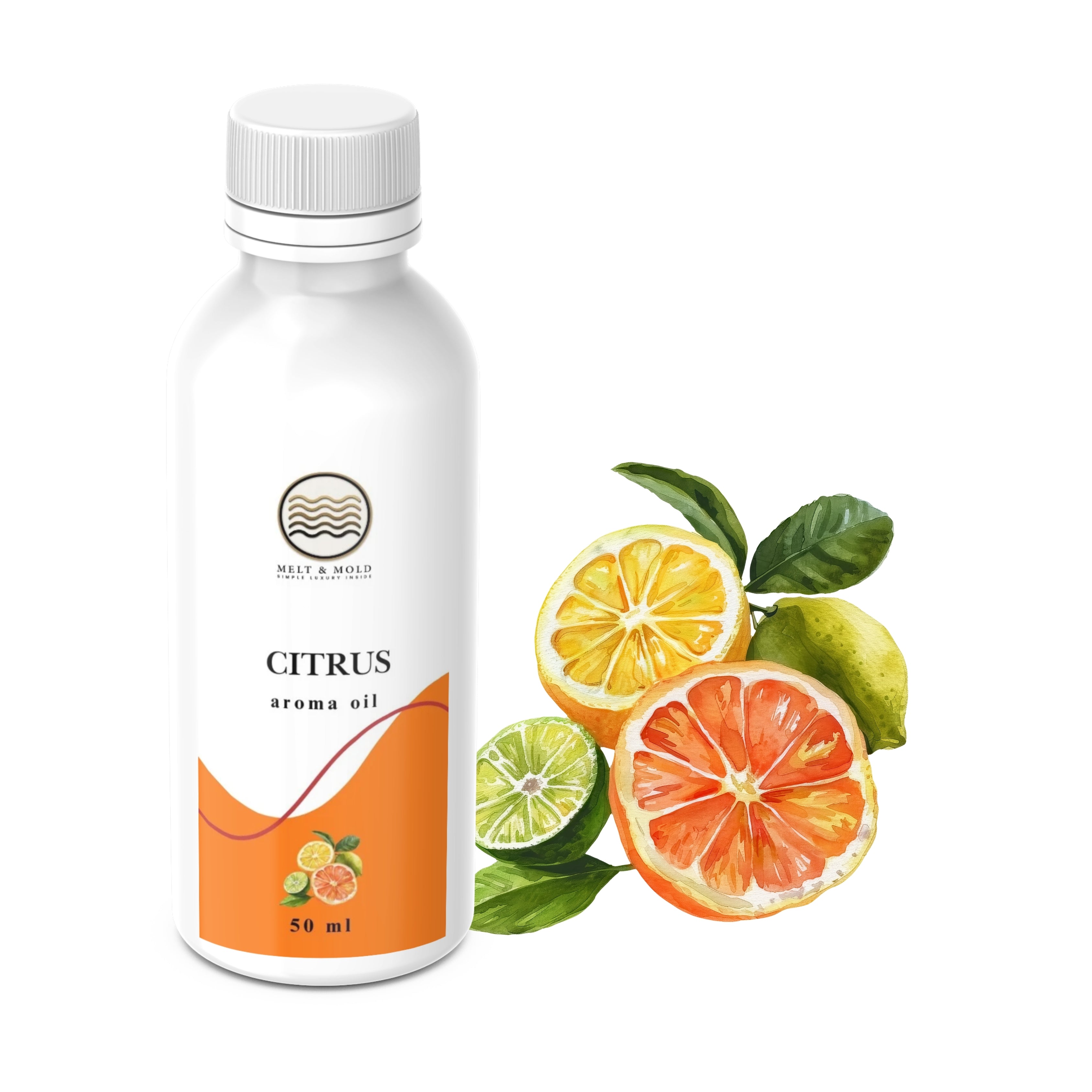 Citrus Fragrance Oil – Detail View | Melt & Mold