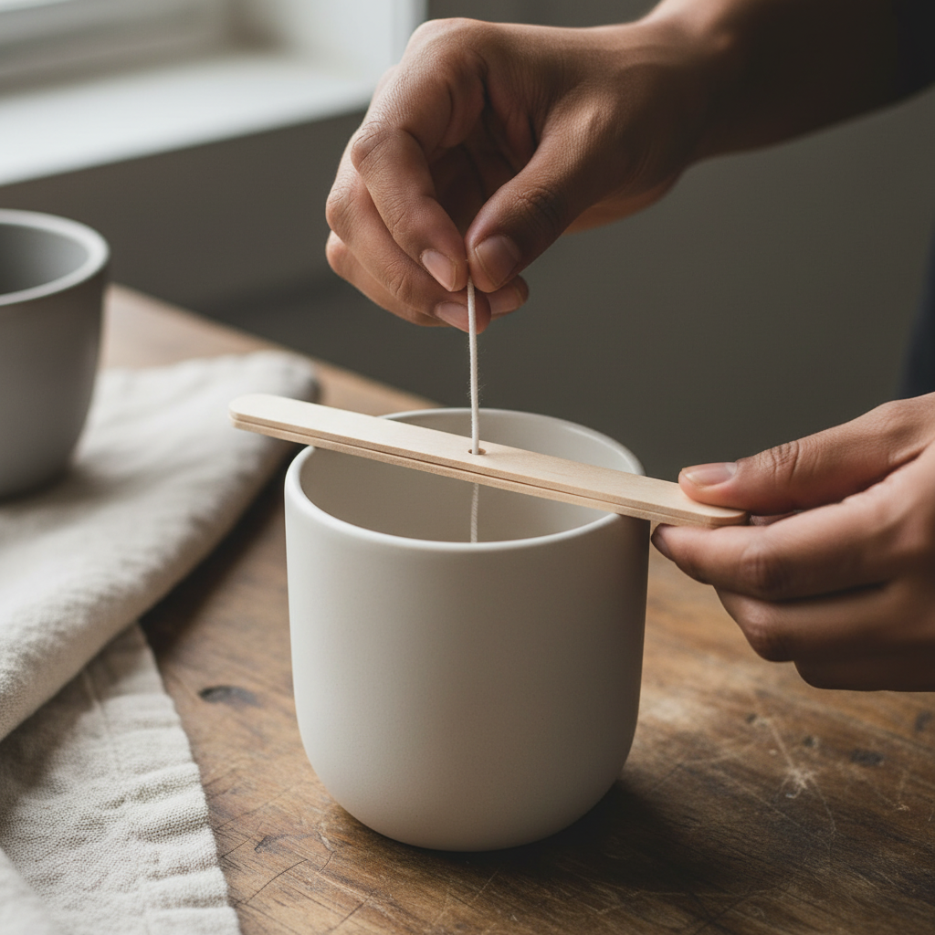 Wooden Wick Holder - Pack Of 20