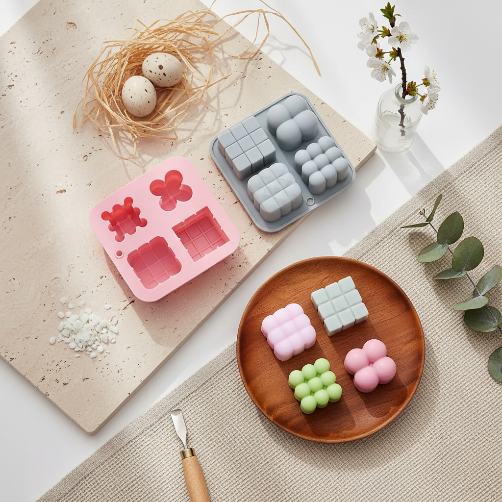 4 in 1 Assorted Small Candle Mould