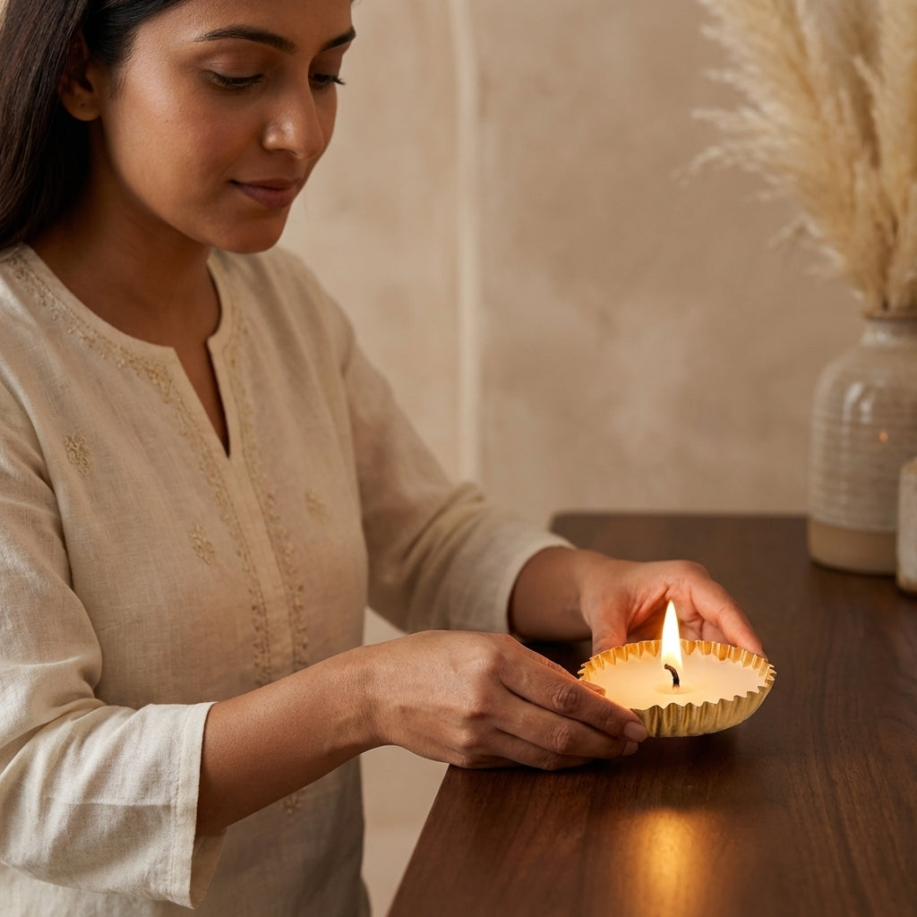 Diya Metal Urli- Pack Of 2