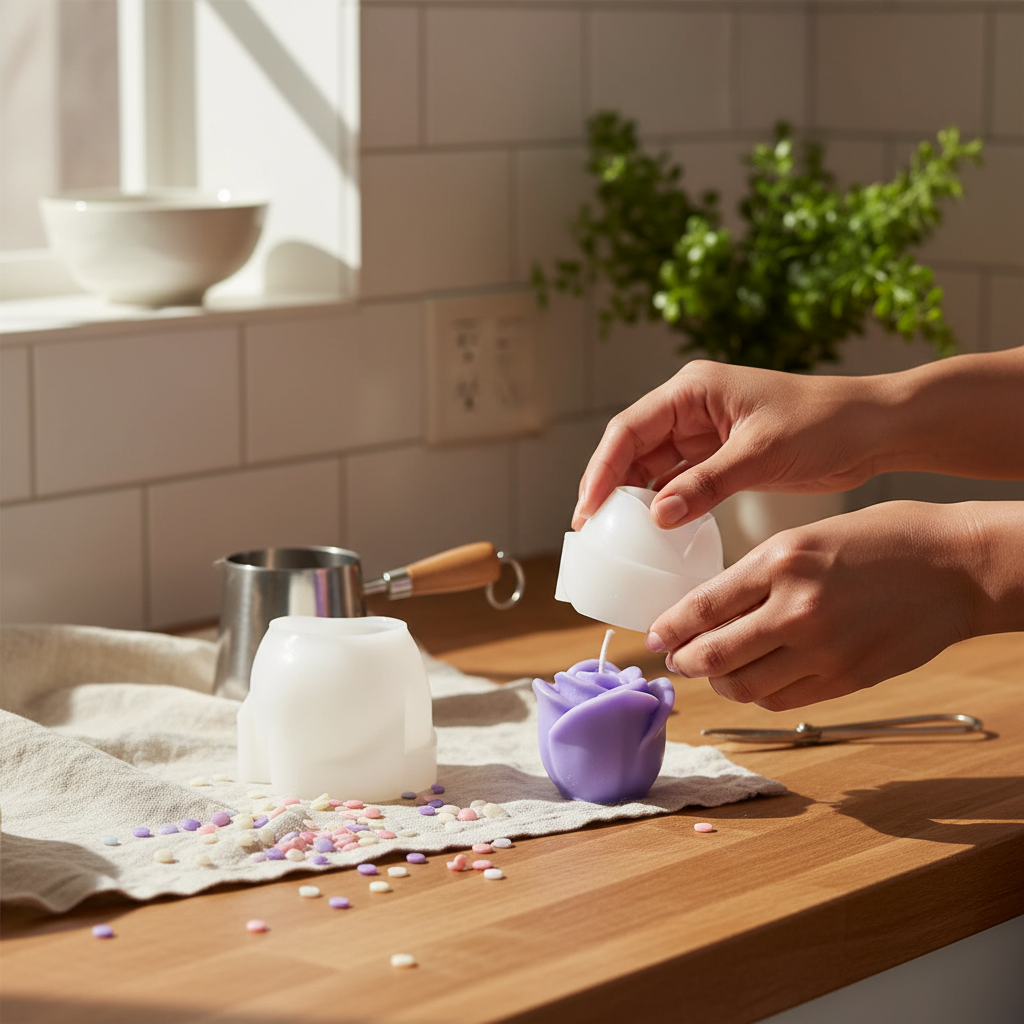 Rose Bud Silicone Mould