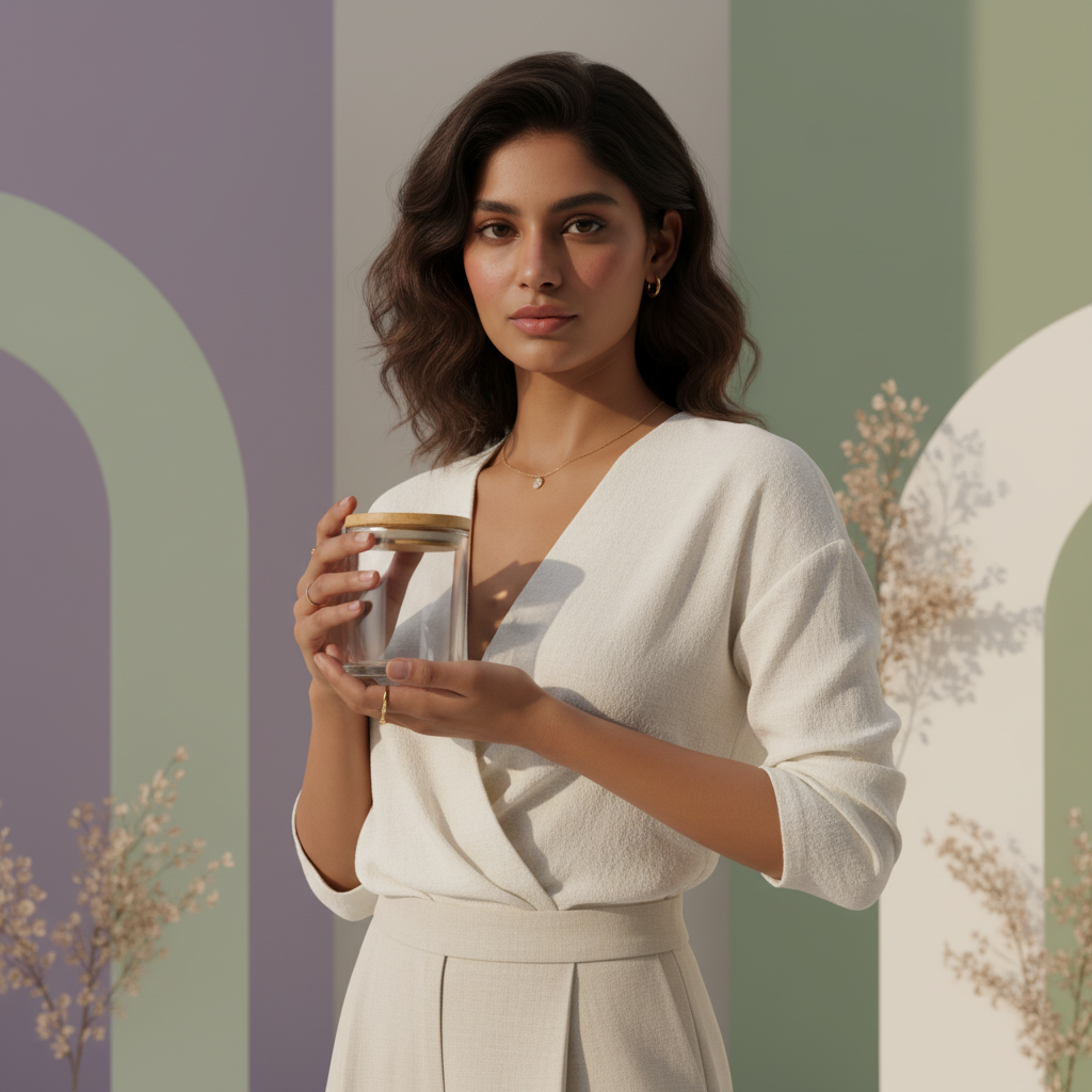 180-200 ml Transparent Glass Jar With Lid