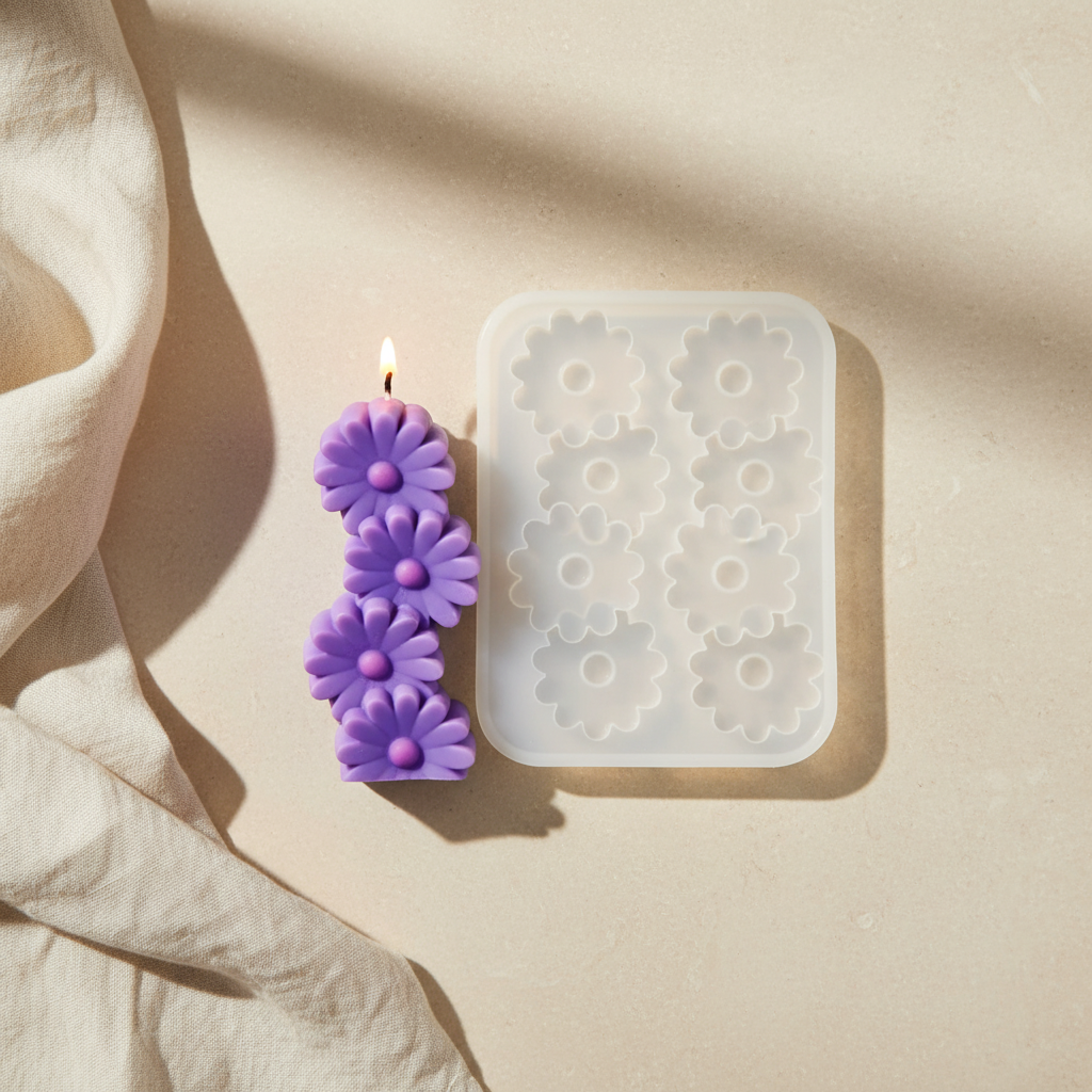 Small Flower Pillar Mould