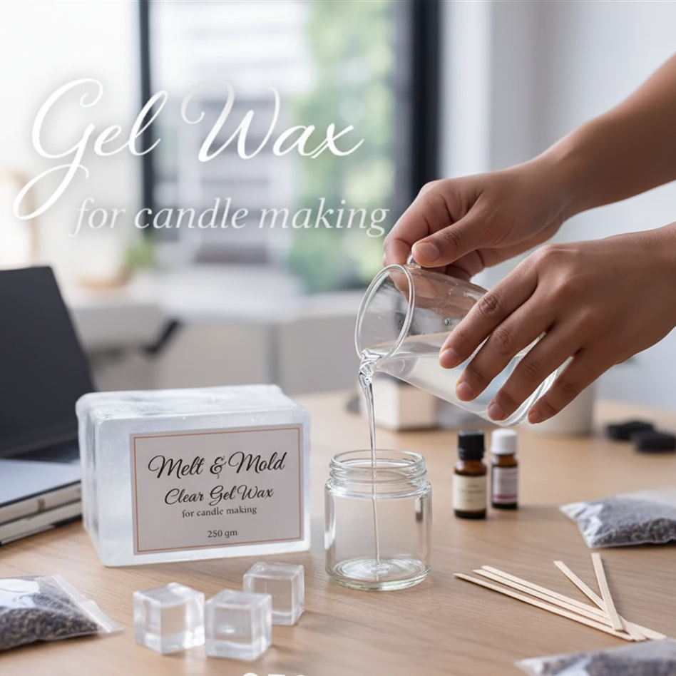 Gel wax for Candle Making
