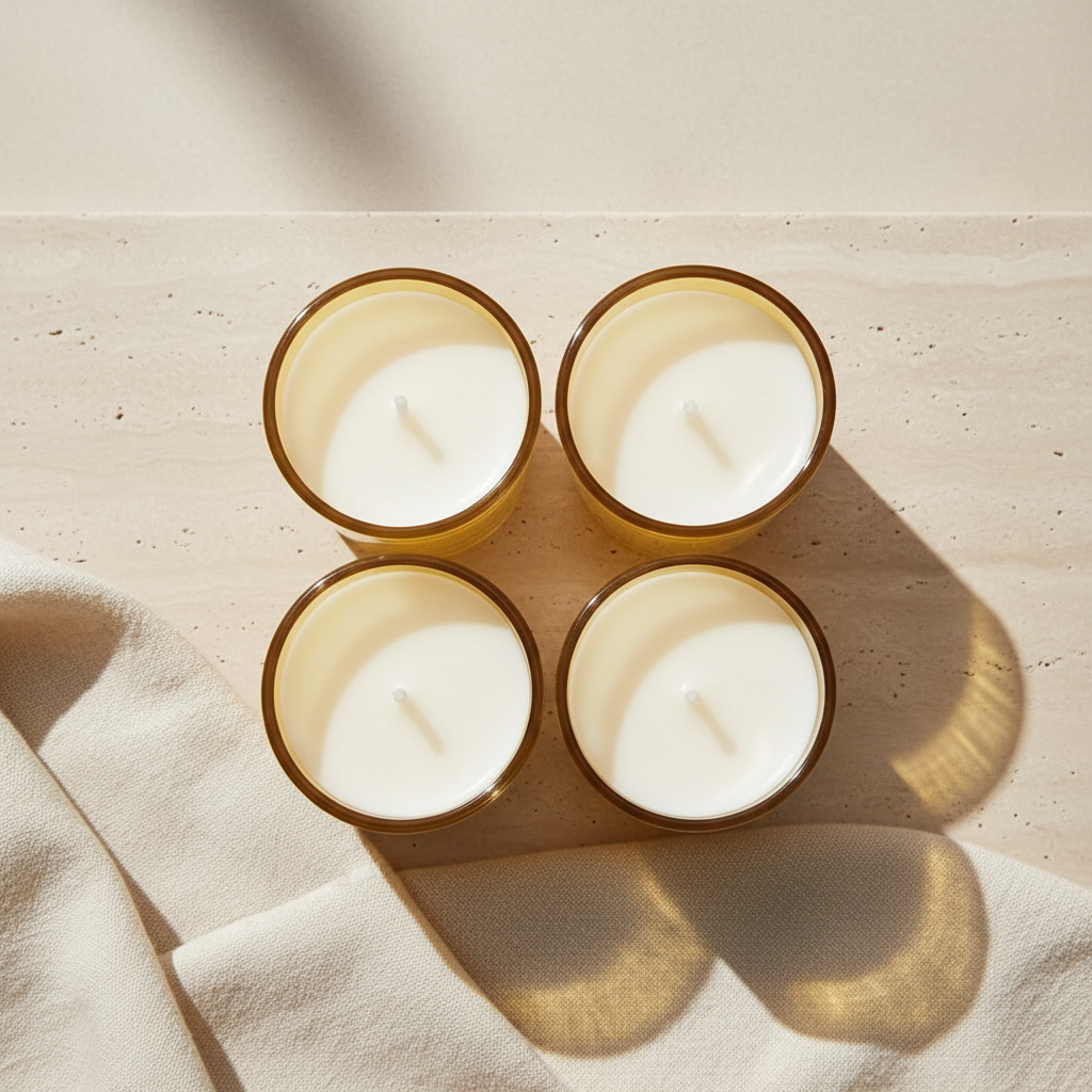 Shot Glass Candle- Yellow – Lifestyle | Melt & Mold