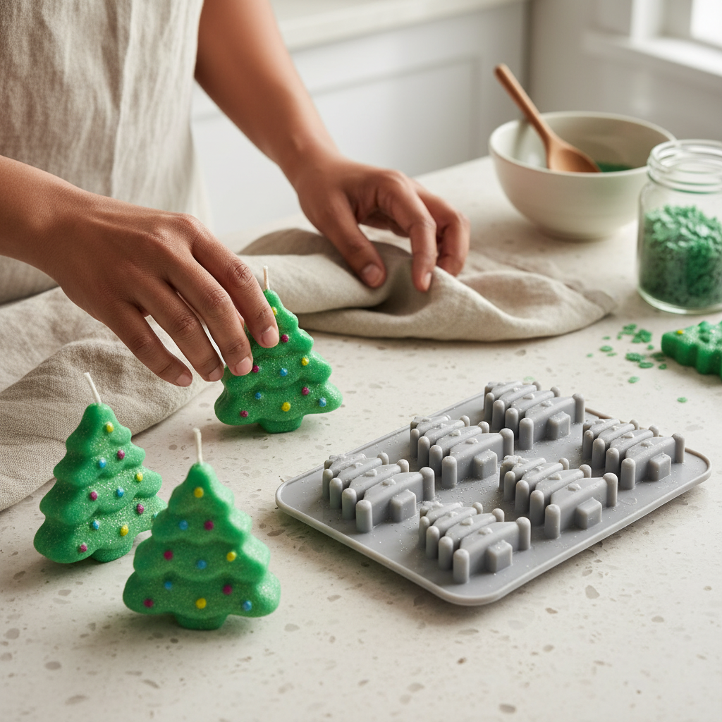 6 Cavity Christmas Tree Mould