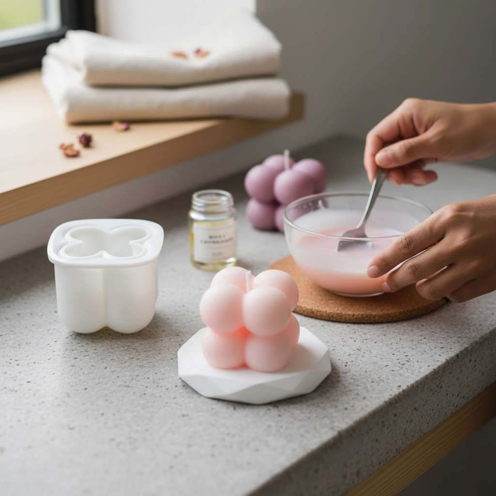 Mini Bubble Candle Mould- Single Cavity