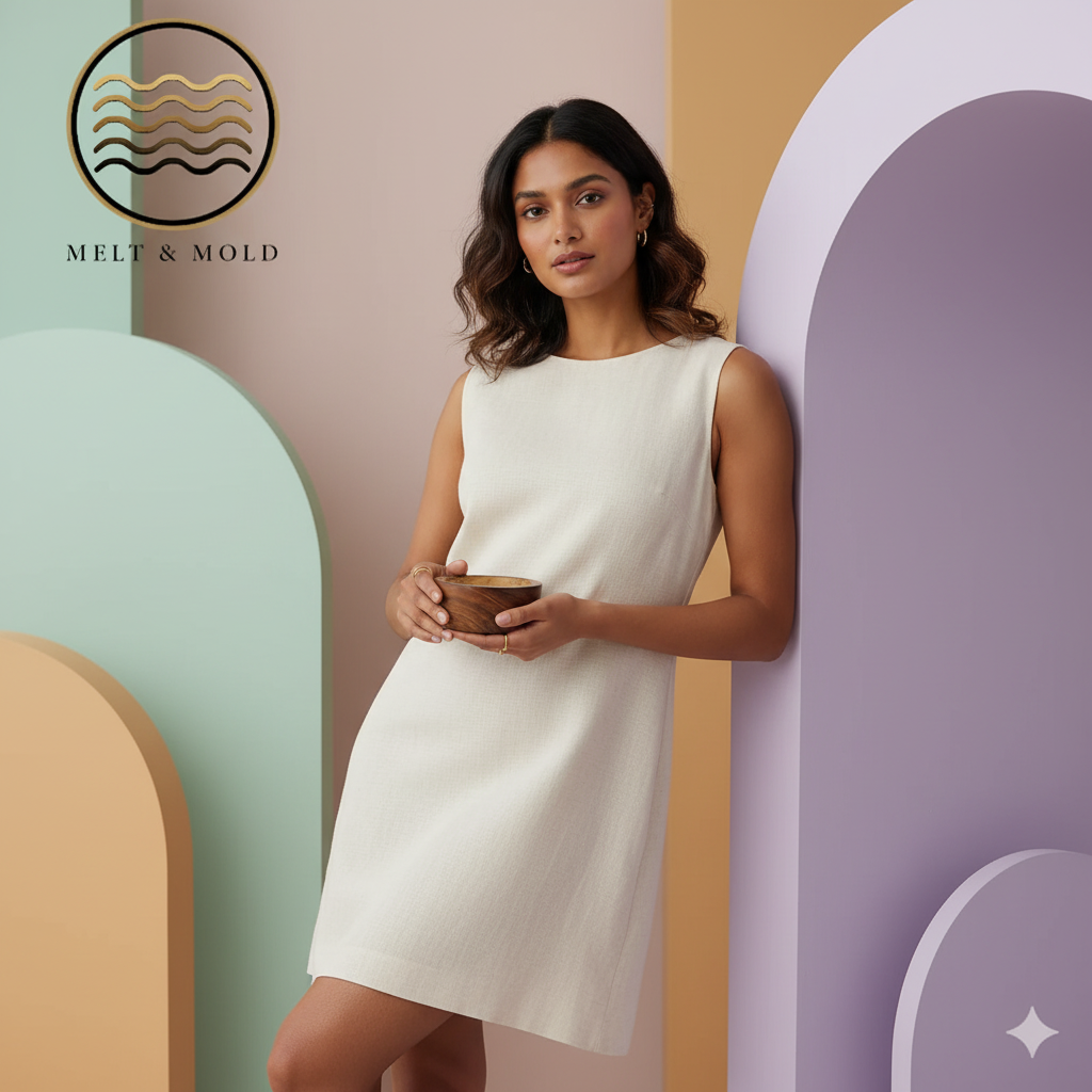 Round Mango Wood Jar (Approx. 3.5 inches)