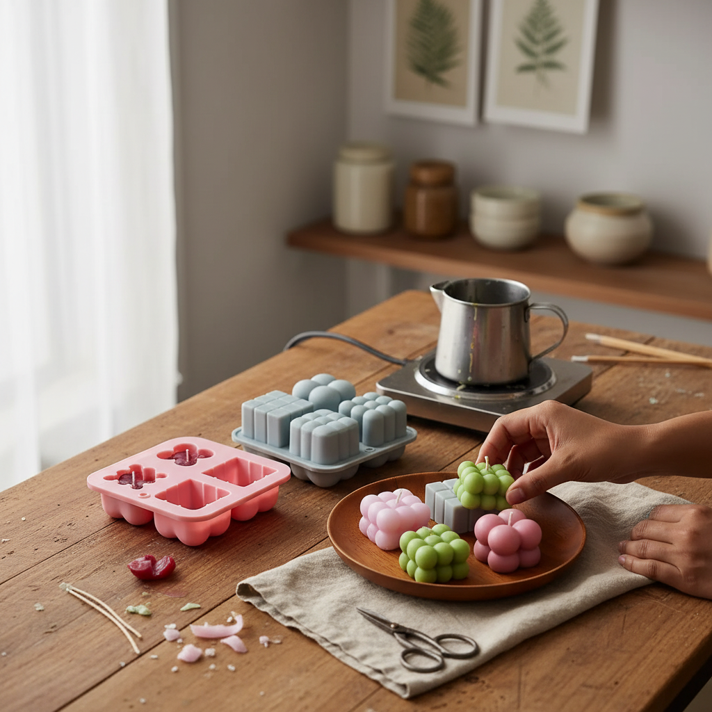 4 in 1 Assorted Small Candle Mould