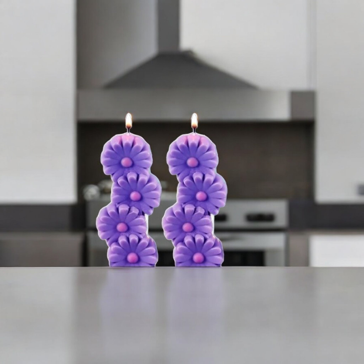 Small Flower Pillar Mould