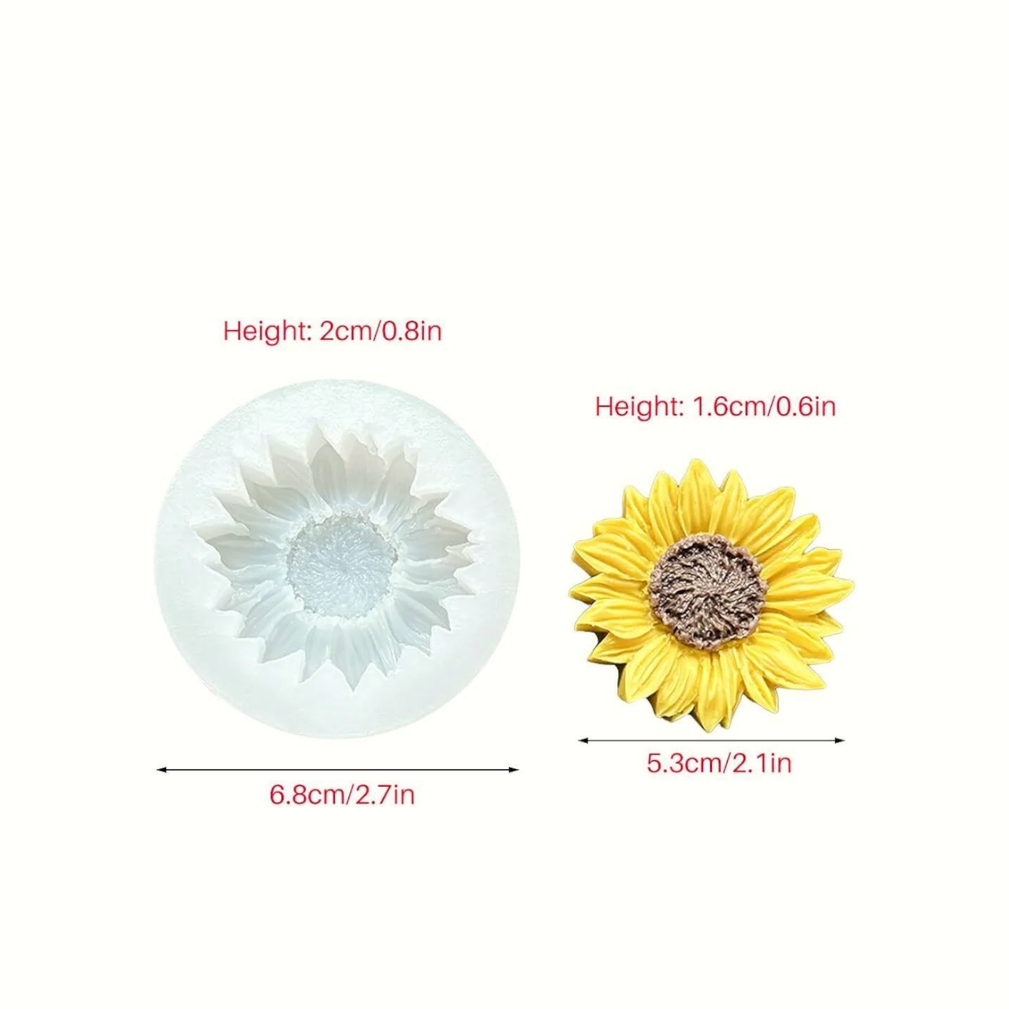 Sunflower Silicone Mould