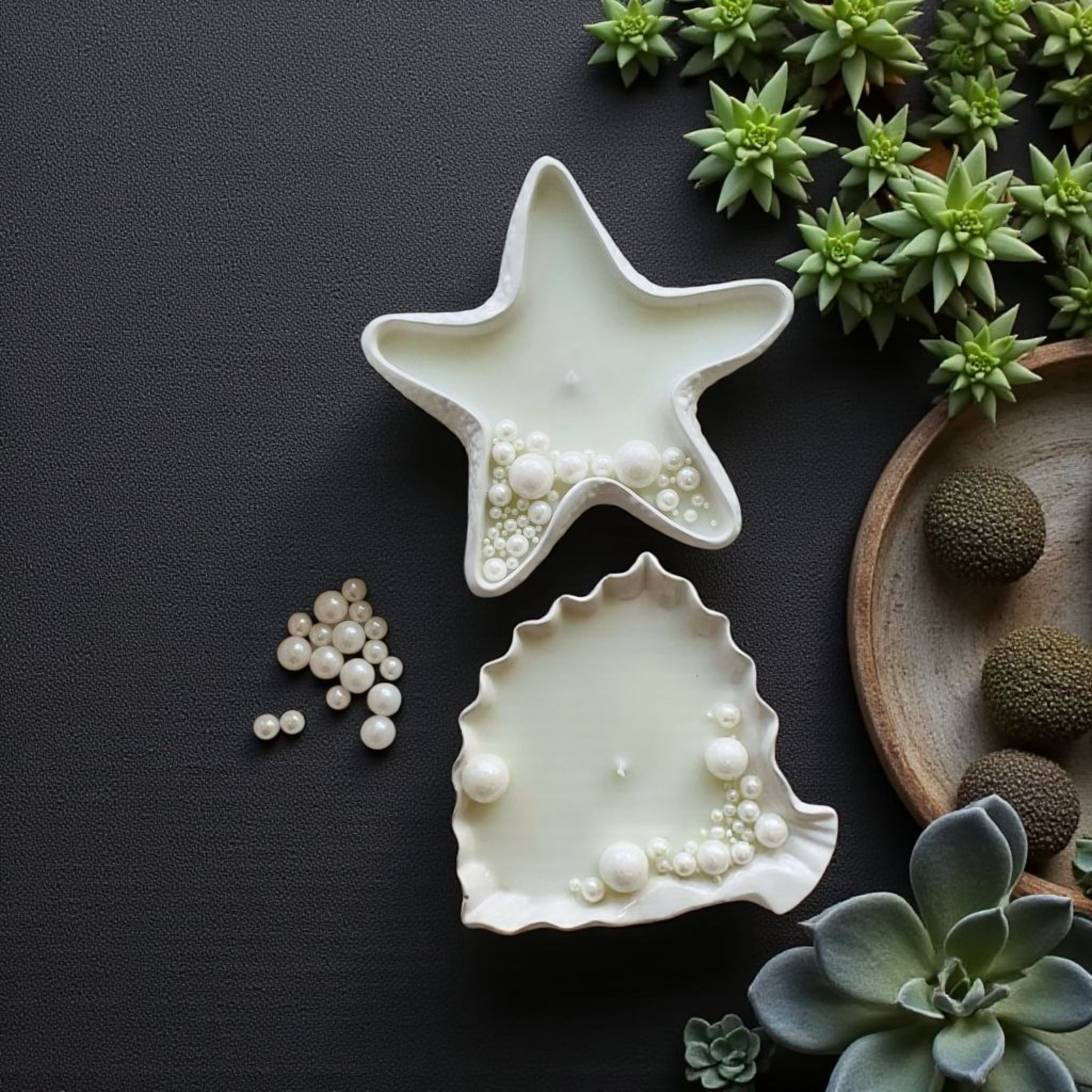 6 mm Pearl For Candle Decor- Approx. 150 pcs