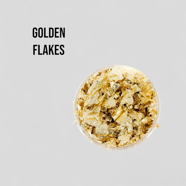 Golden Flakes For Candle Decor
