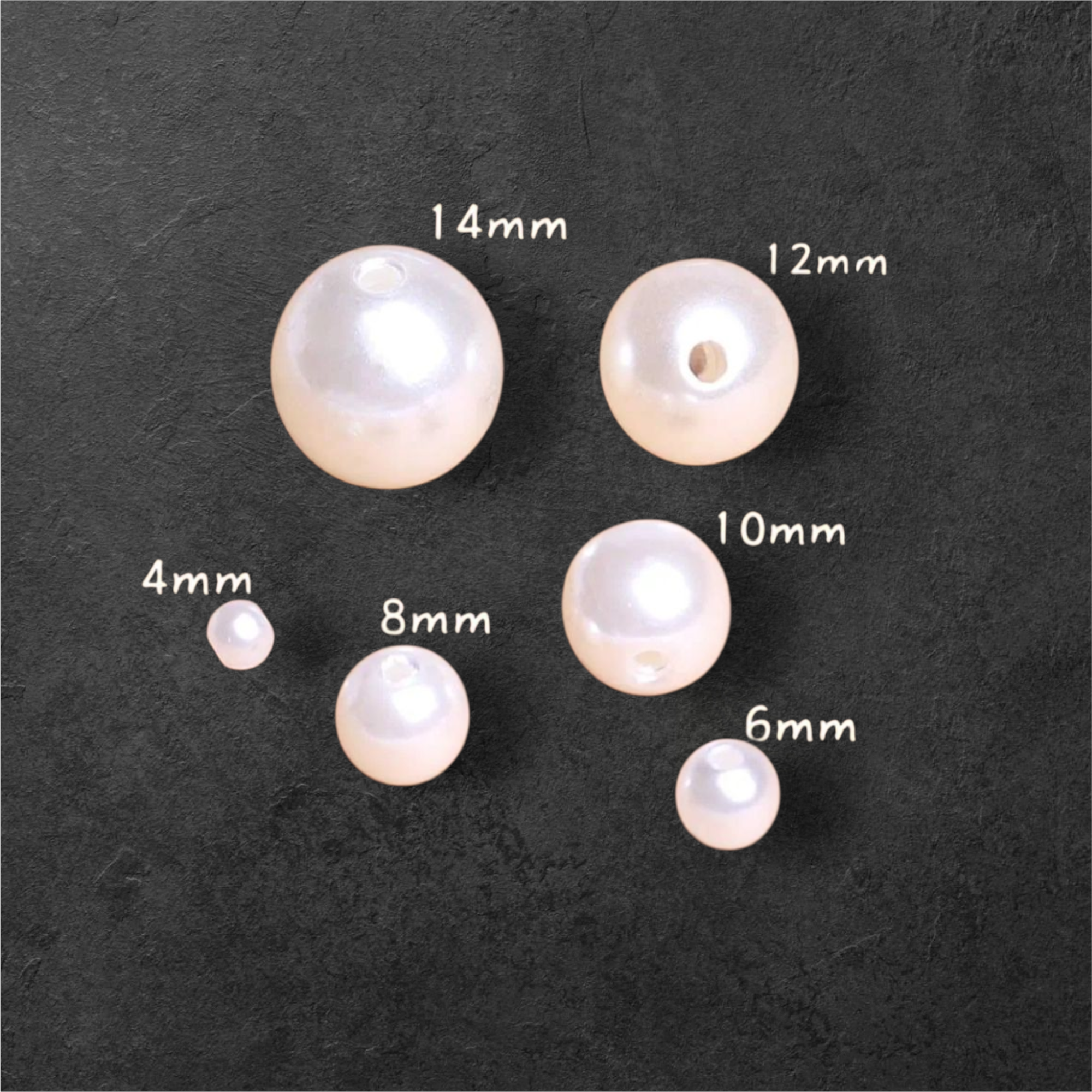 6 mm Pearl For Candle Decor- Approx. 150 pcs