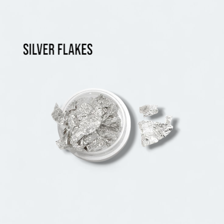 Silver Flakes For Candle Decor