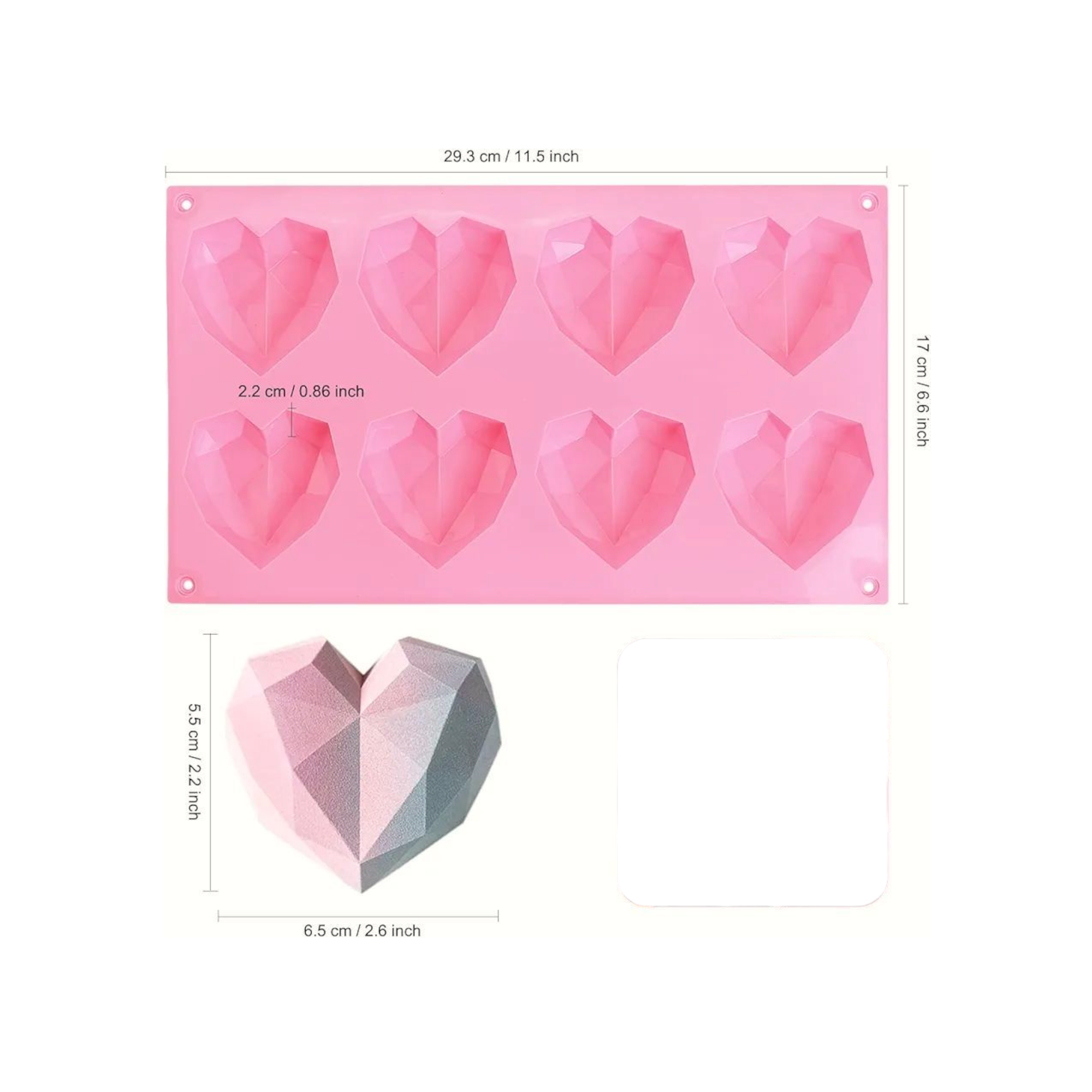 Heart Silicone Mould