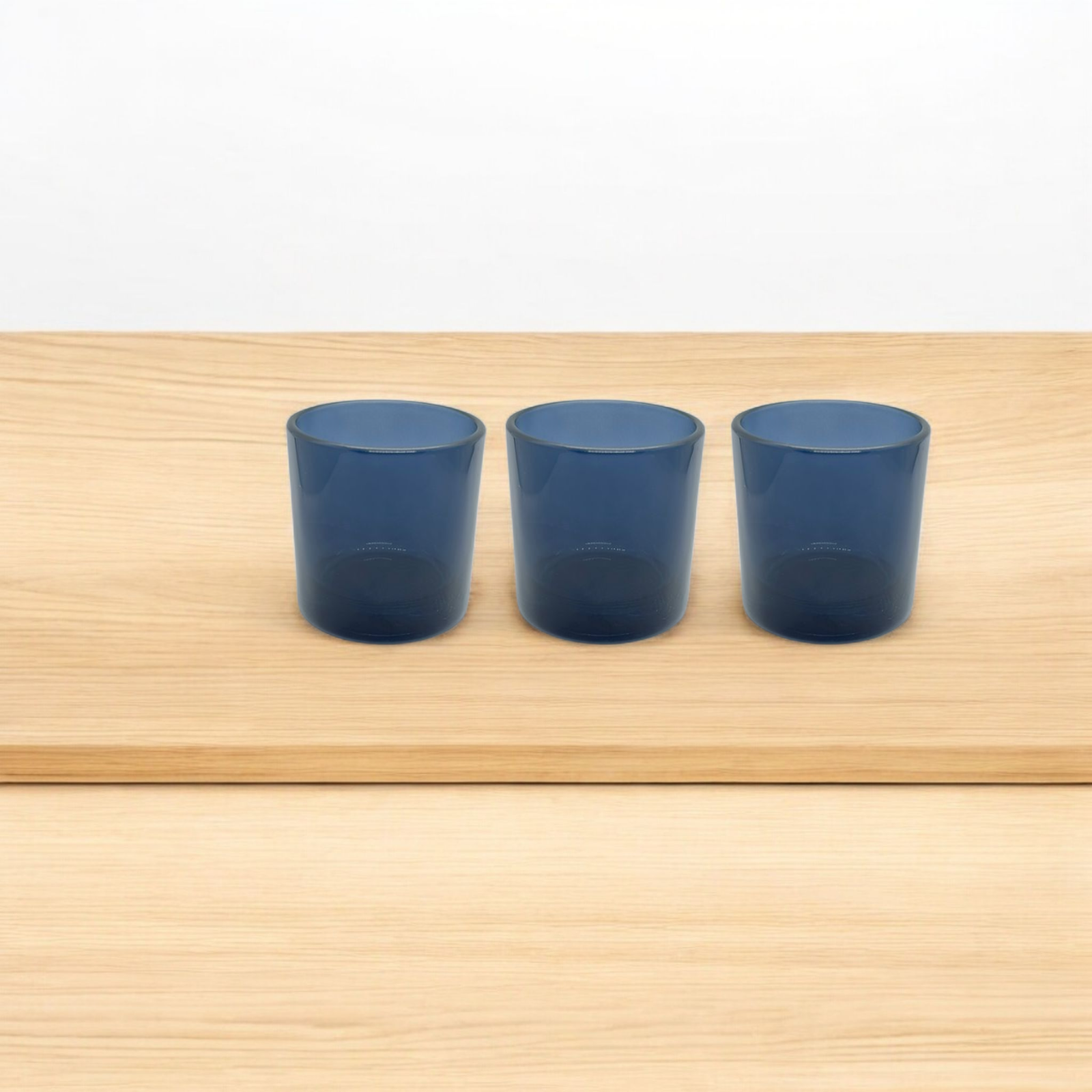 Dark Blue Shot Glass Jar- Set Of 2