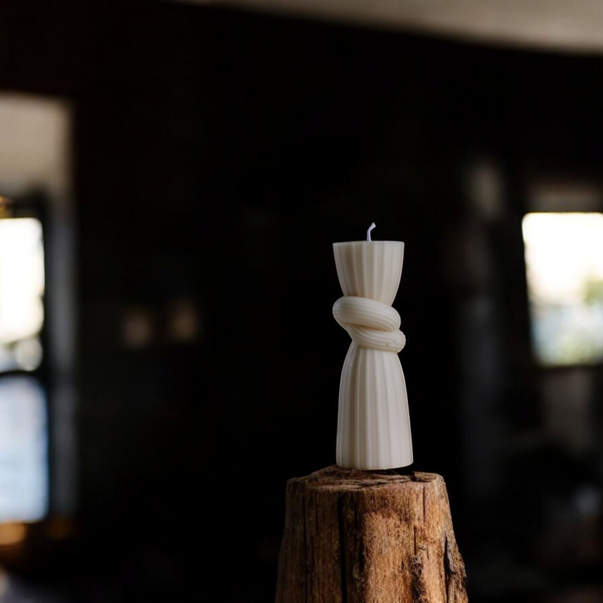 Knot Pillar Candle