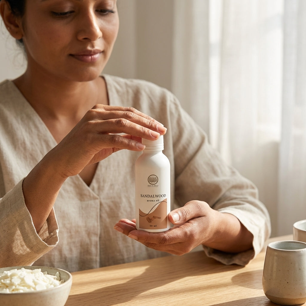 Sandalwood Fragrance Oil – Product View | Melt & Mold