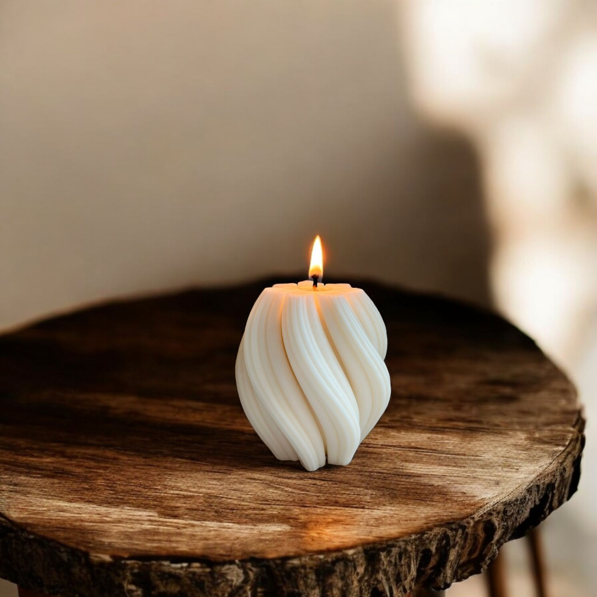 Swirl Candle- Pack Of 2