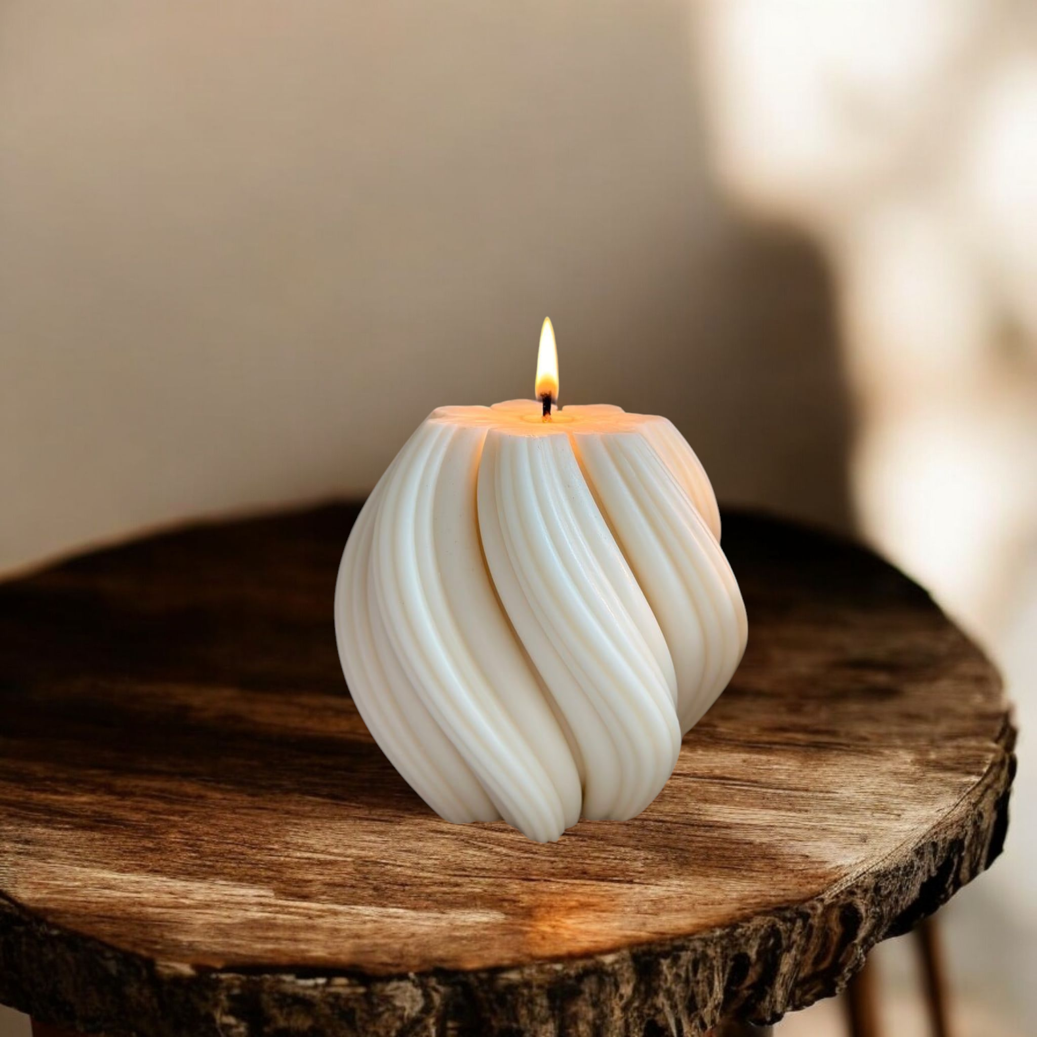 Swirl Candle- Pack Of 2
