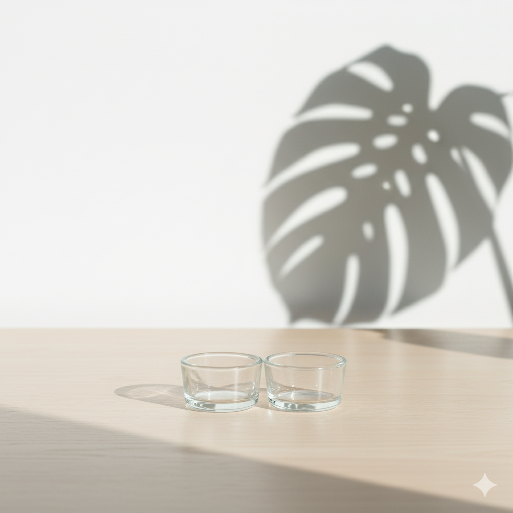 Transparent Bowl -Set Of 2 (Approx. 25 ml)