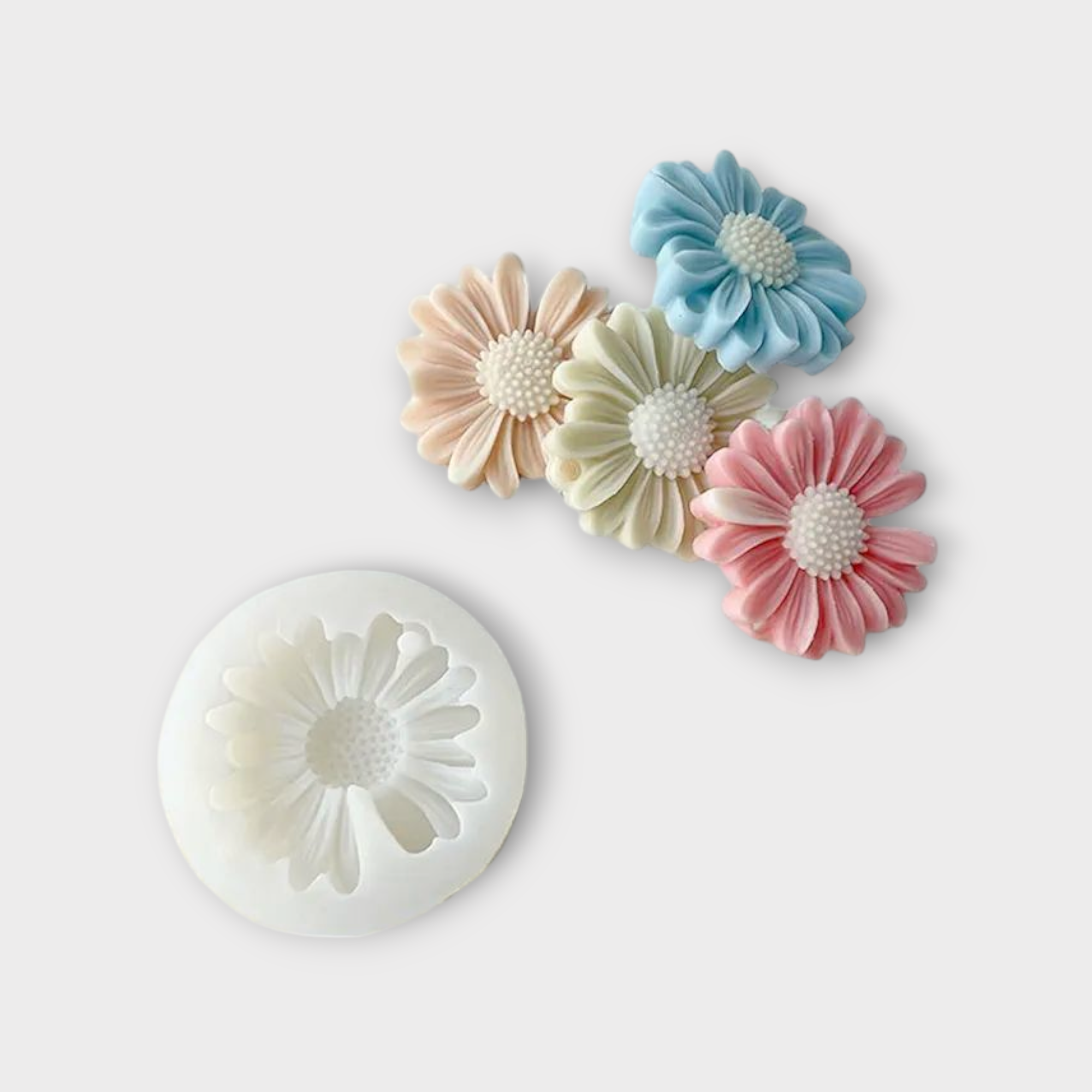 Daisy Candle Silicone Mould