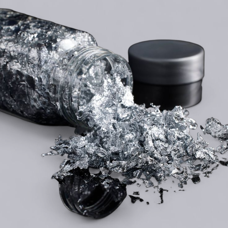 Silver Flakes For Candle Decor
