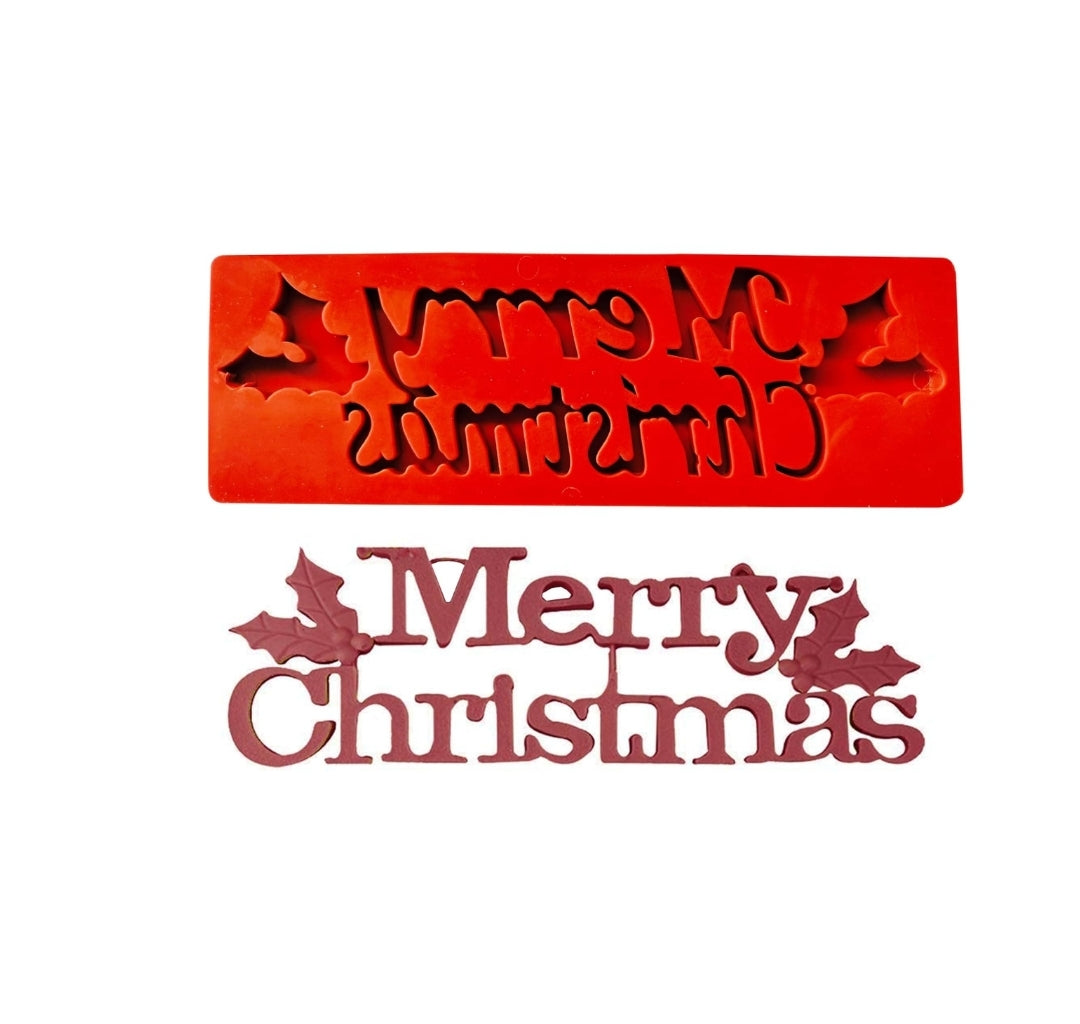 Merry Christmas Mould