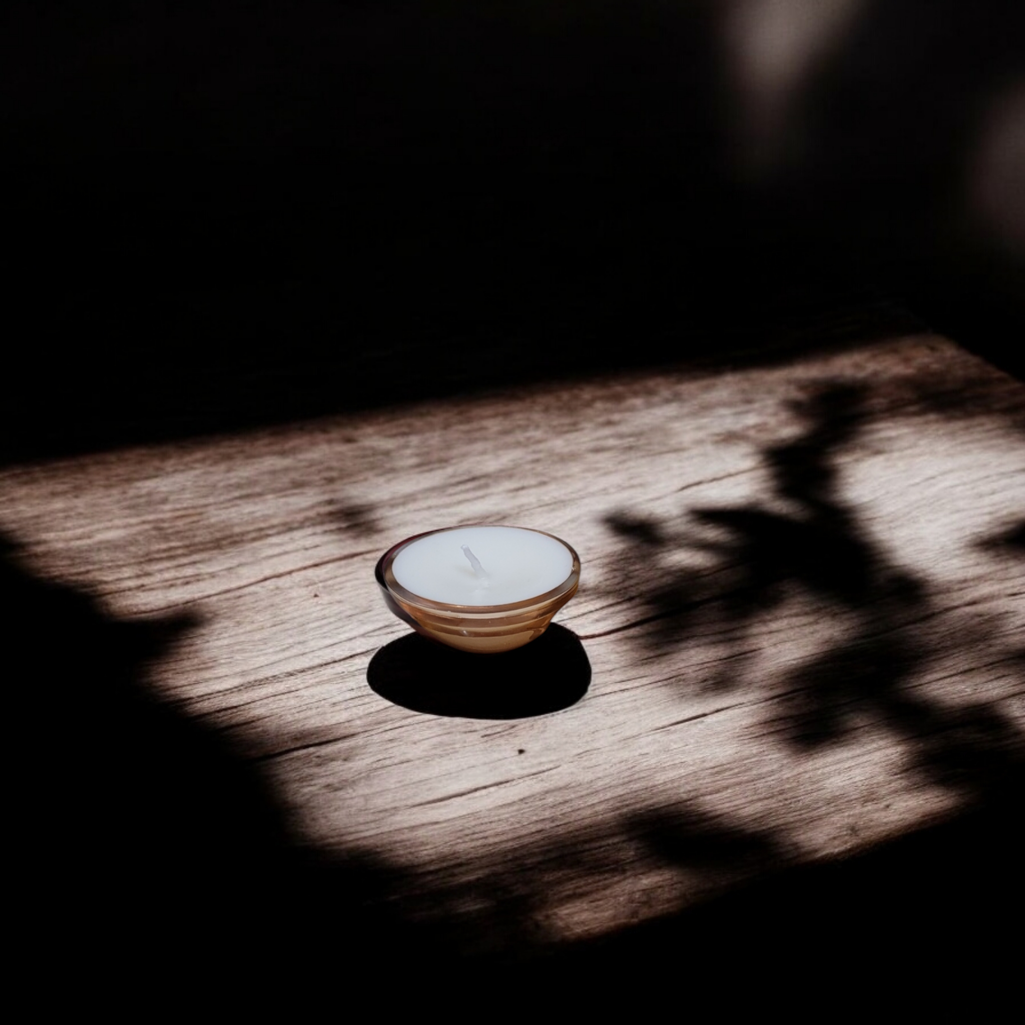 Glass Bowl Candle- Coral