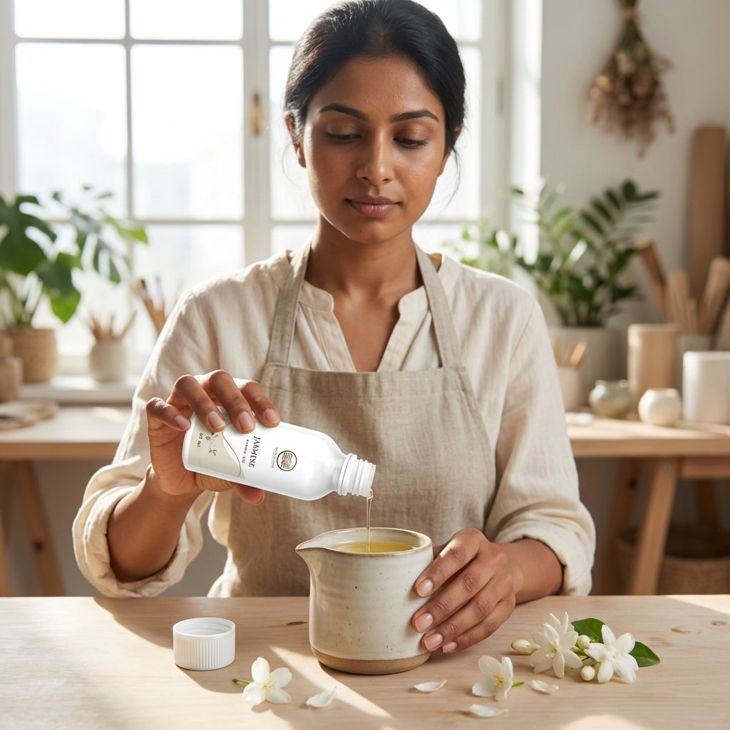 Jasmine Fragrance Oil – Product View | Melt & Mold