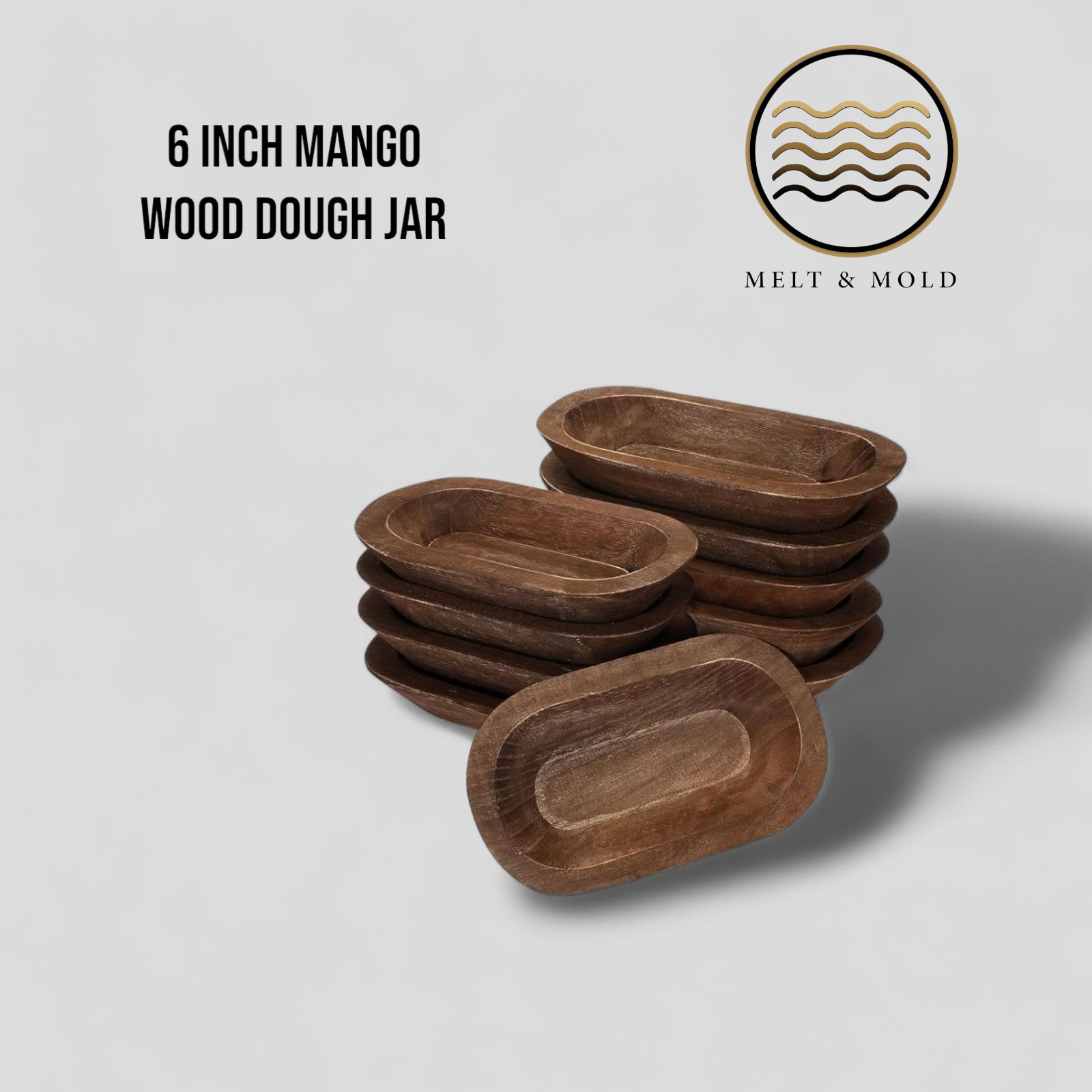 Wooden Dough Jar