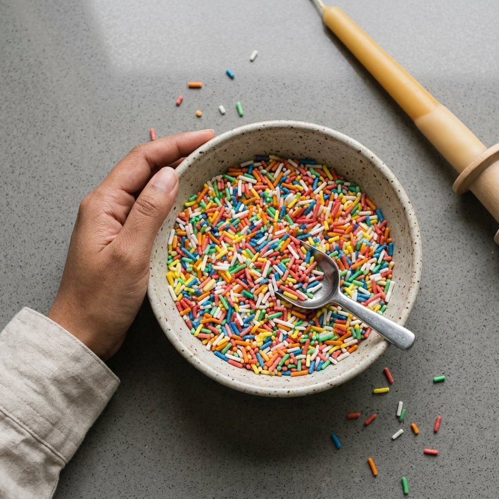 Rainbow Sprinkles for Candle Making – 35-40g