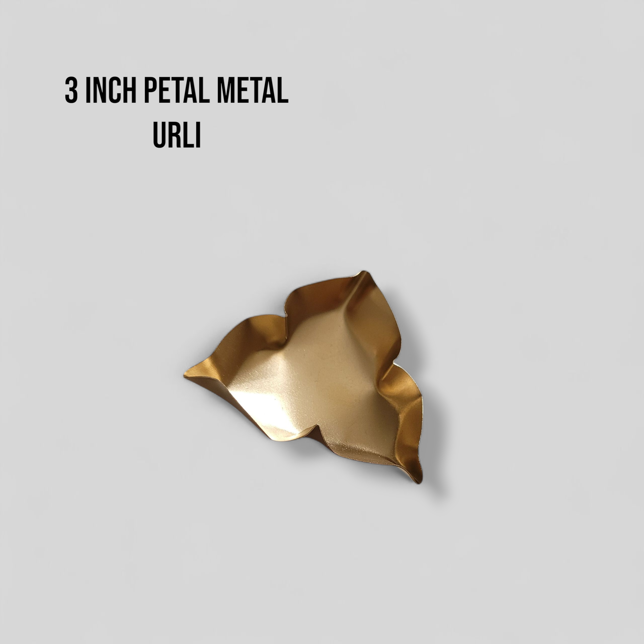Three Side Petal Metal Urli
