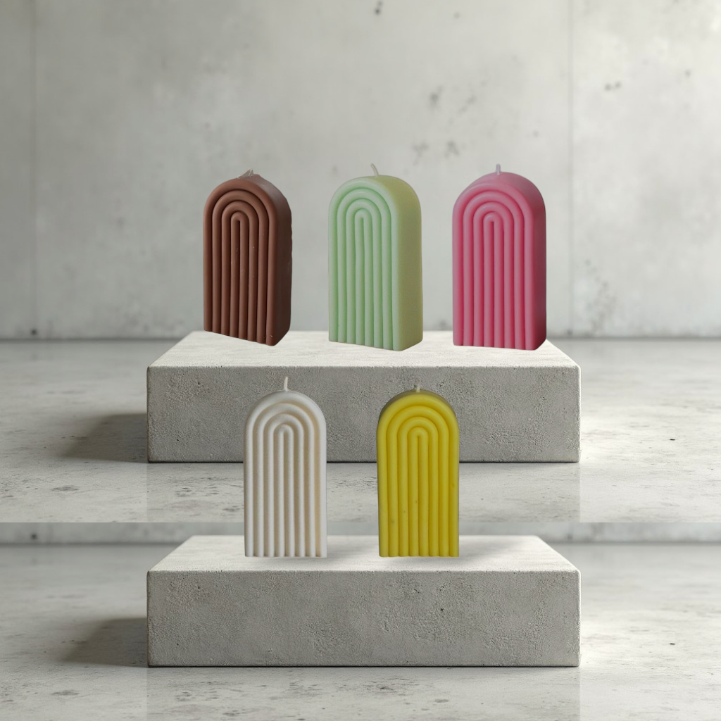Rainbow Arch Candle