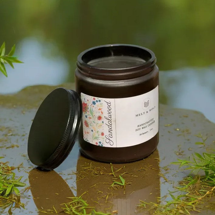 sandalwood jar candle