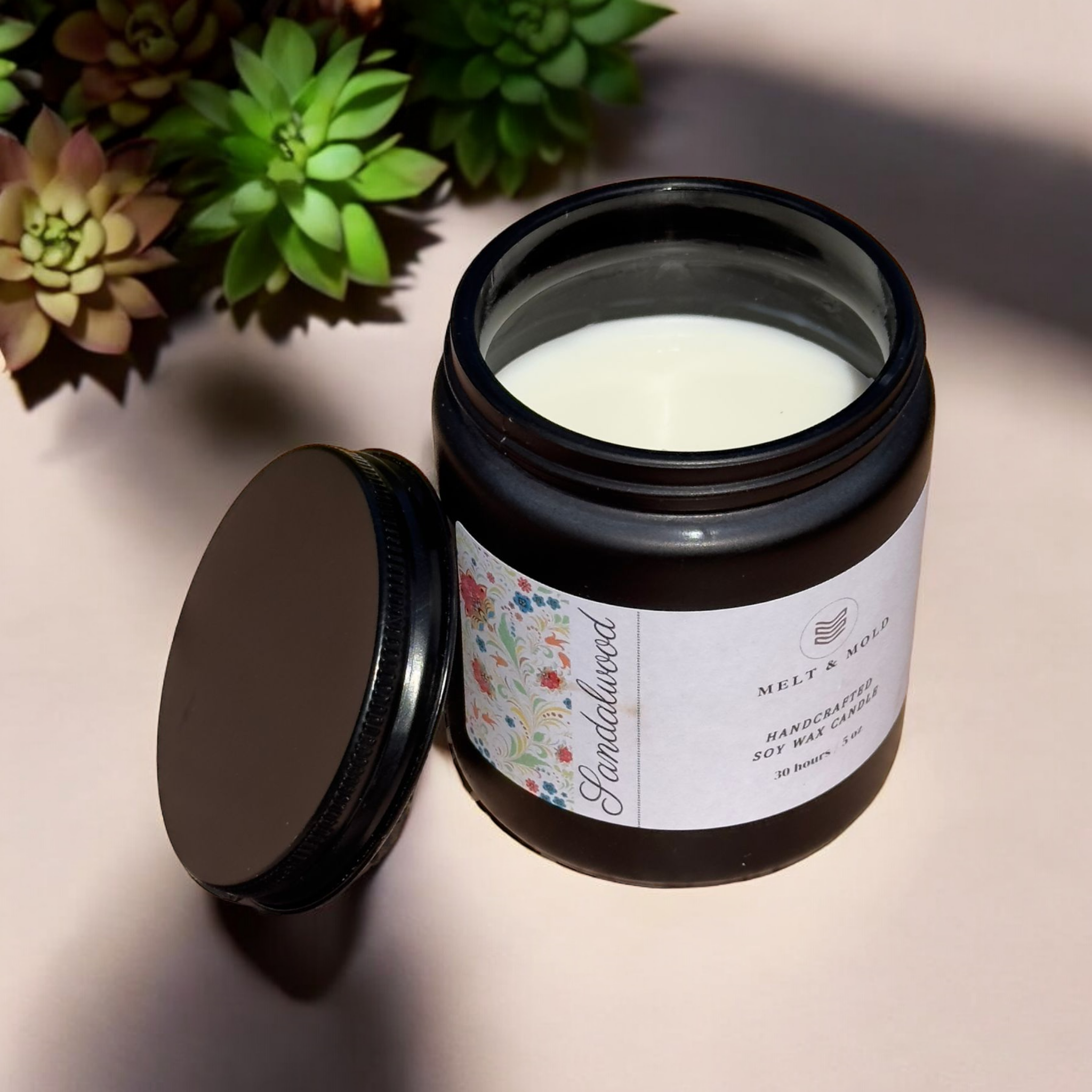 sandalwood jar candle