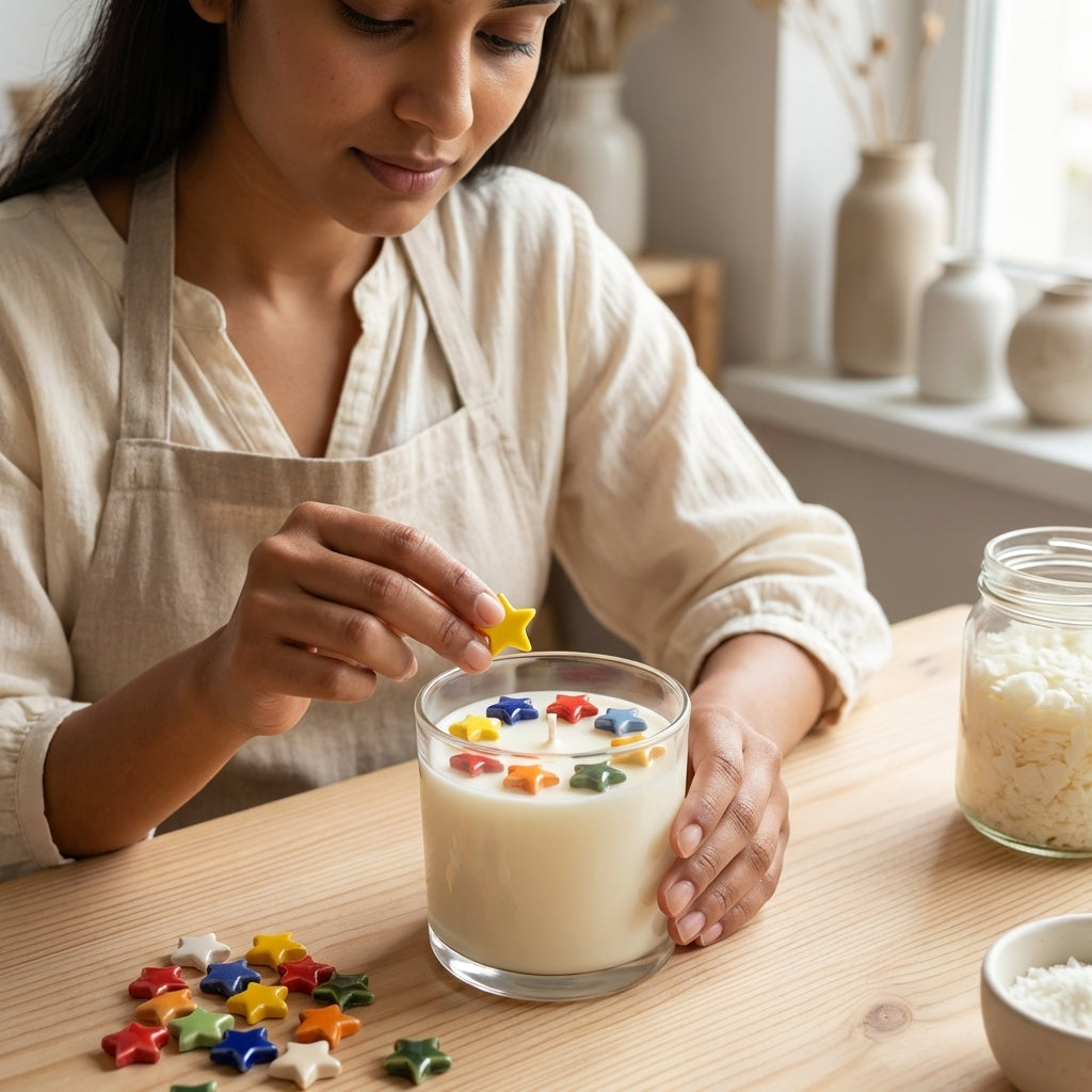 Ceramic Stars For Candle Decor-Approx 150 pcs