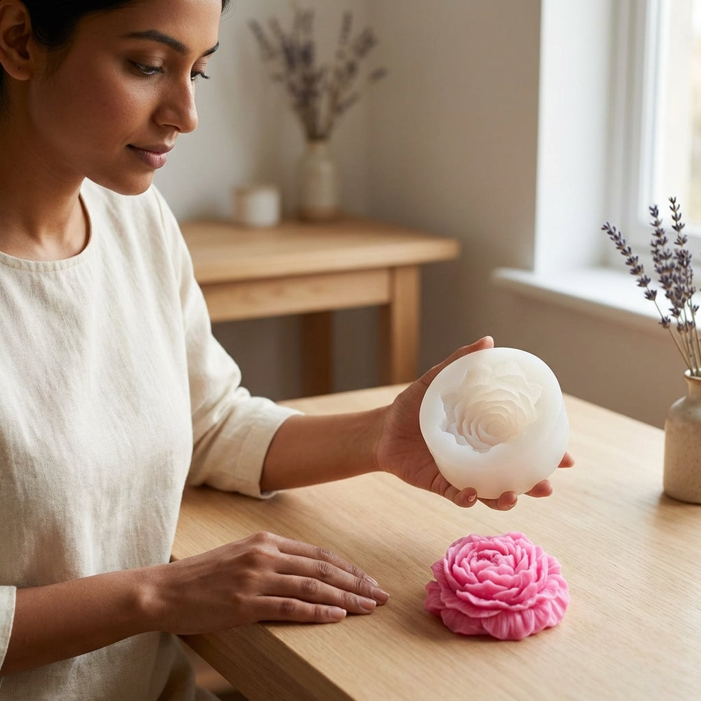 Peony Flower Silicone Mould