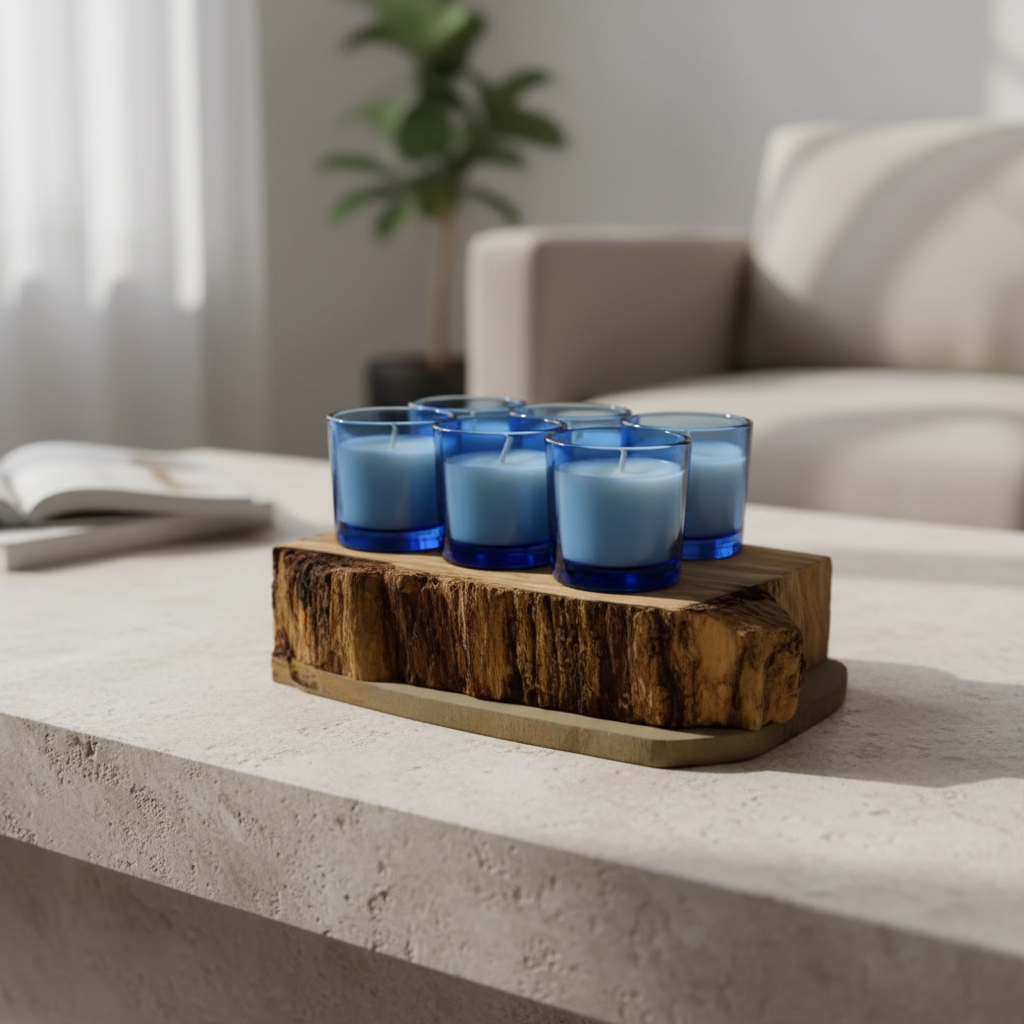 Shot Glass Candle - Blue | Melt & Mold