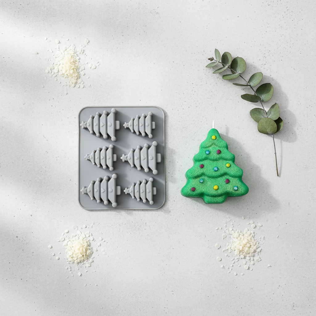 6 Cavity Christmas Tree Mould