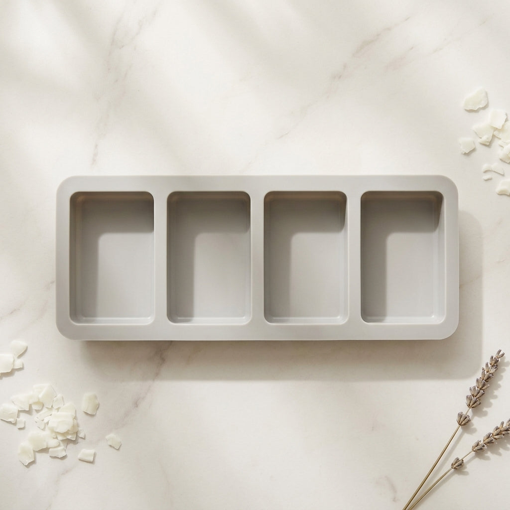 4 Cavity Bar Soap Mold | Melt & Mold