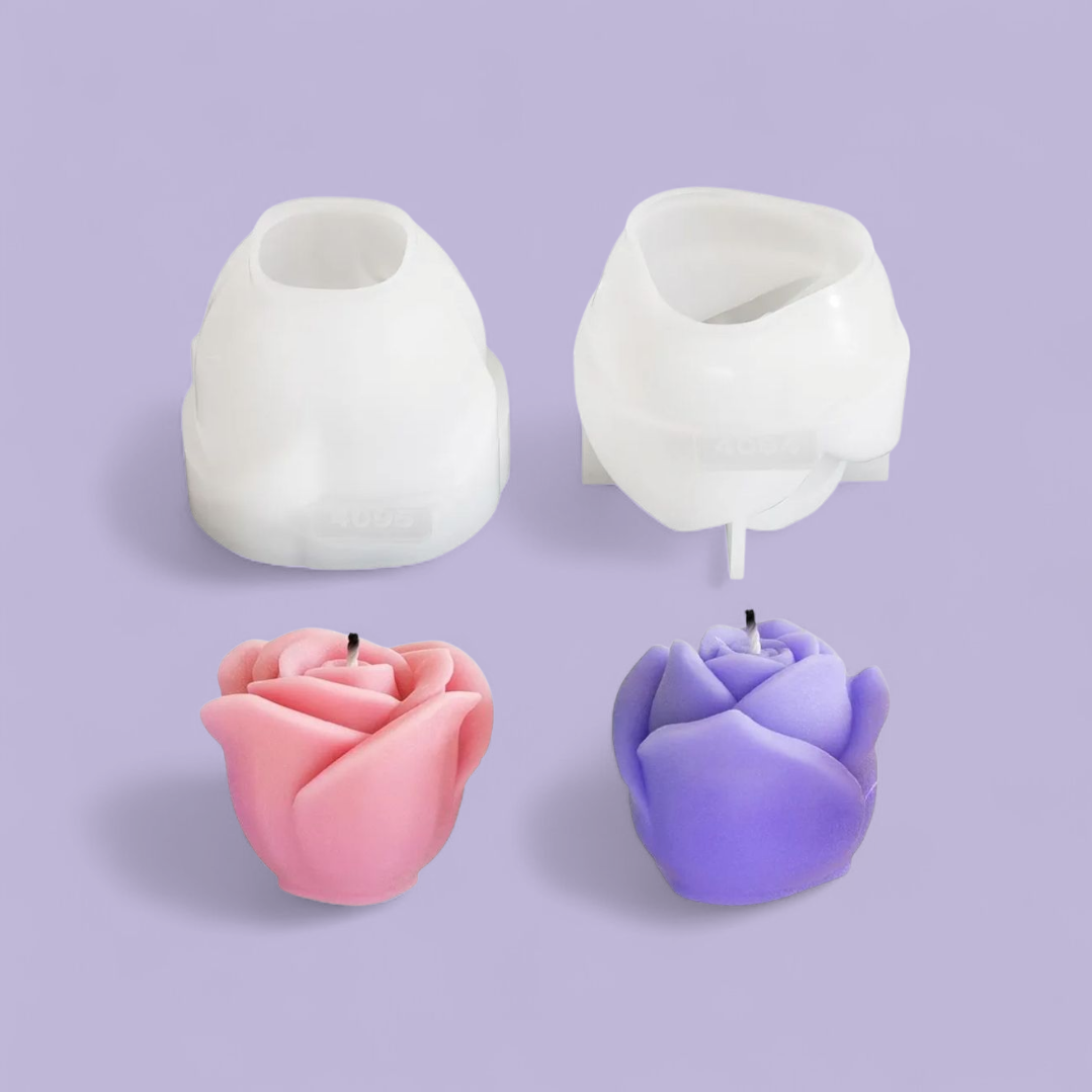 Melt & Mold Rose Bud Silicone Mould for candle making