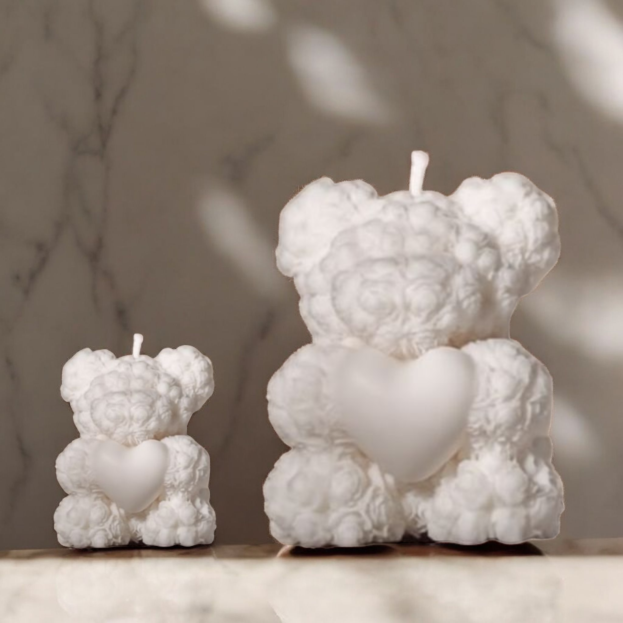 Teddy Candle- Set Of 2