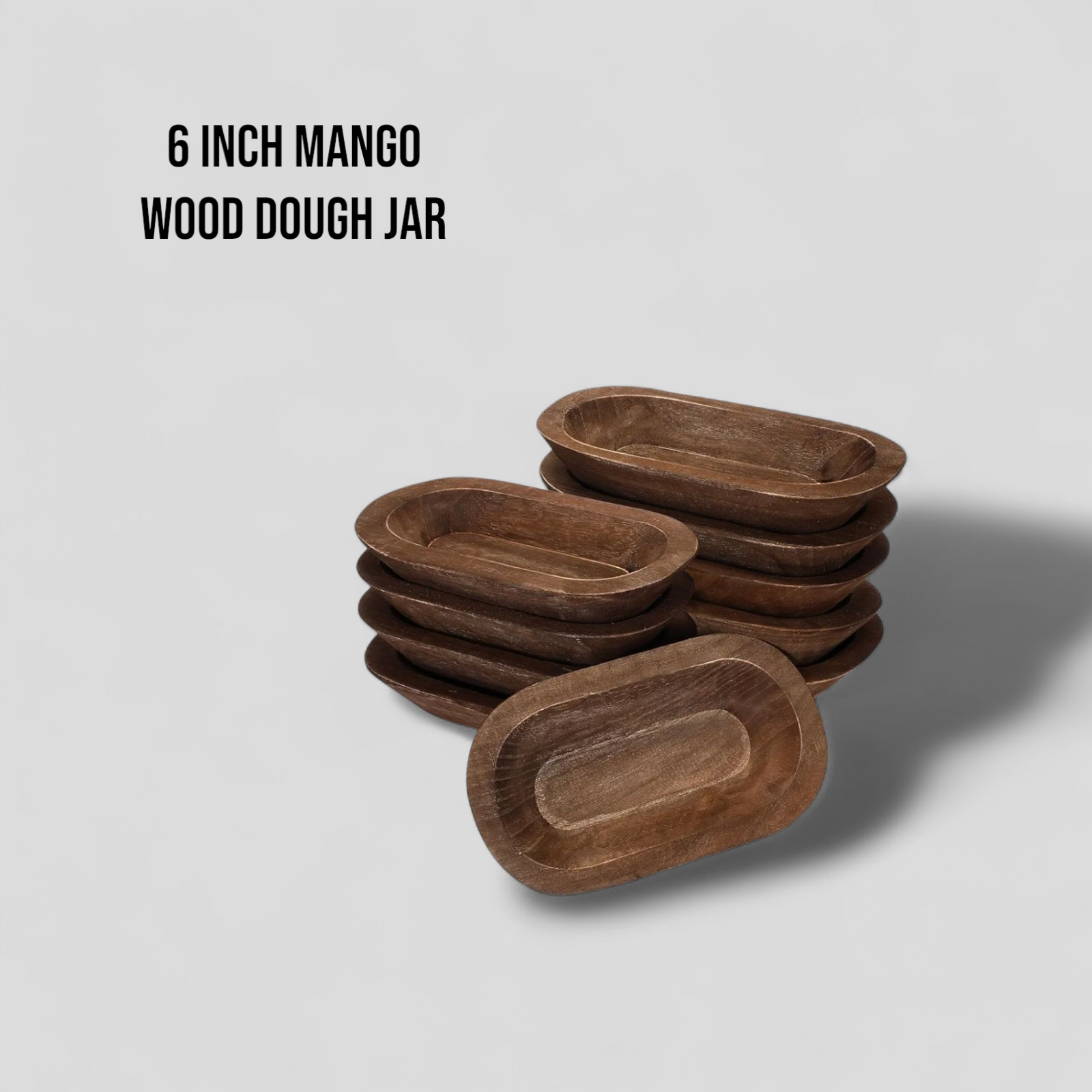 Wooden Dough Jar