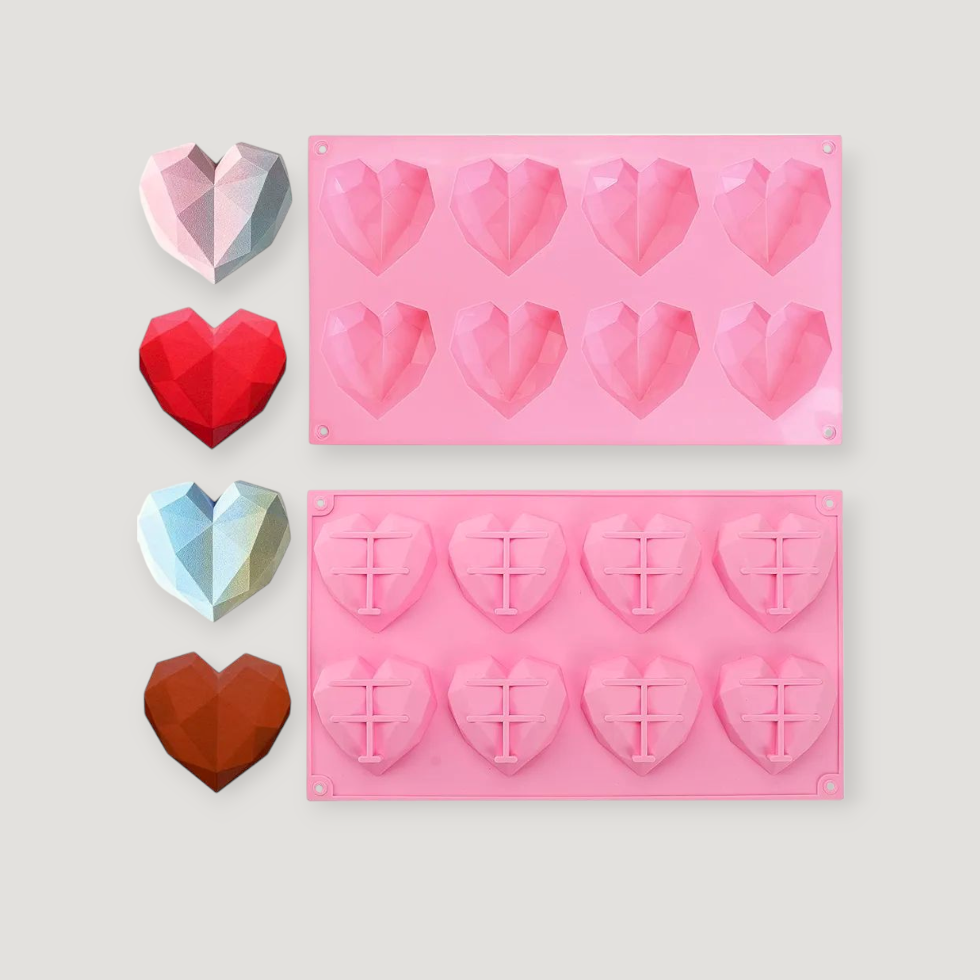 Melt & Mold Heart Silicone Mould