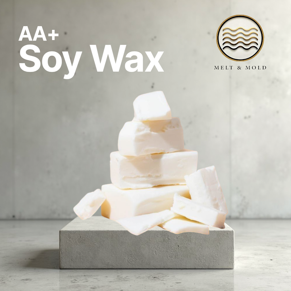 Melt & Mold Soy Wax Chunks for Candle Making - AA+