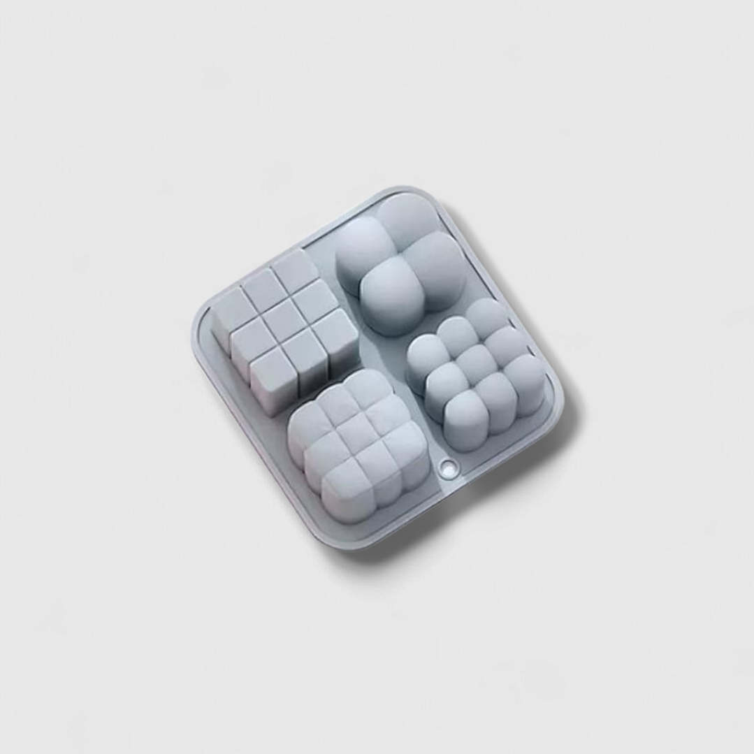 4 in 1 Assorted Small Candle Mould
