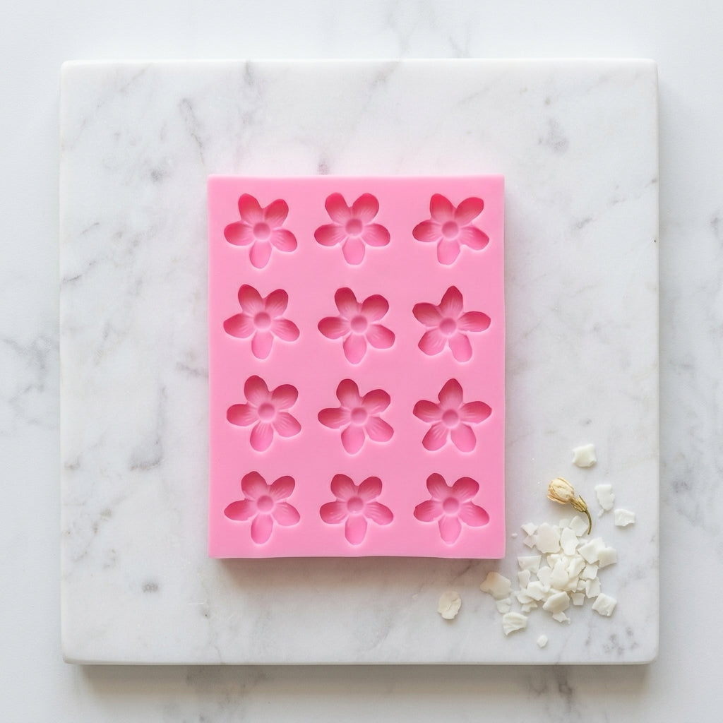 12 Cavity Flower Mould