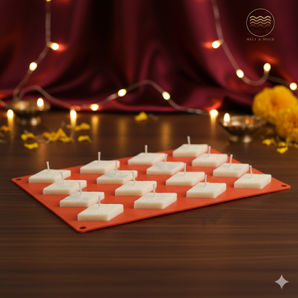 16 Cavity Kaju Katli Mould